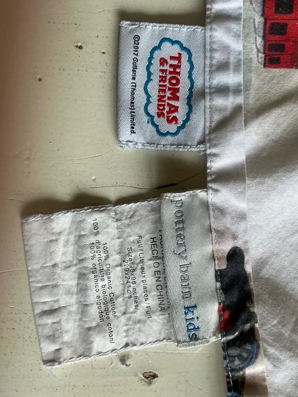 Pottery Barn Kids Thomas and Friends FULL Sheet Set